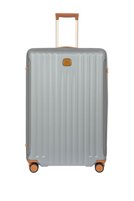 8033 Bric's Capri Körüklü Büyük Boy Valiz 56x82x32/36 cm Gri/Silver - 021
