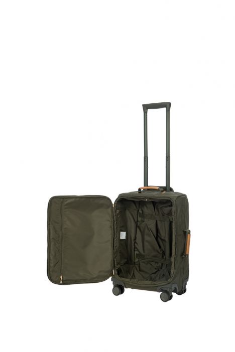 8117 Brics X-Travel Kabin Boy Valiz 36x55x23cm Olive - 078