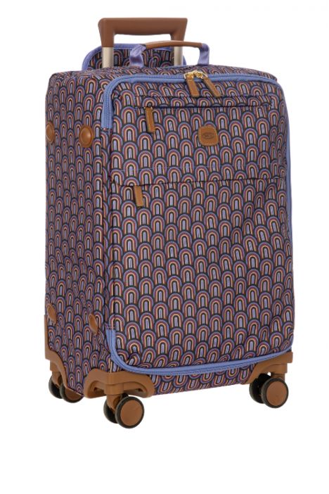 8117 Brics X-Travel Kabin Boy Valiz 36x55x23cm Mor Desenli/Pop - 949