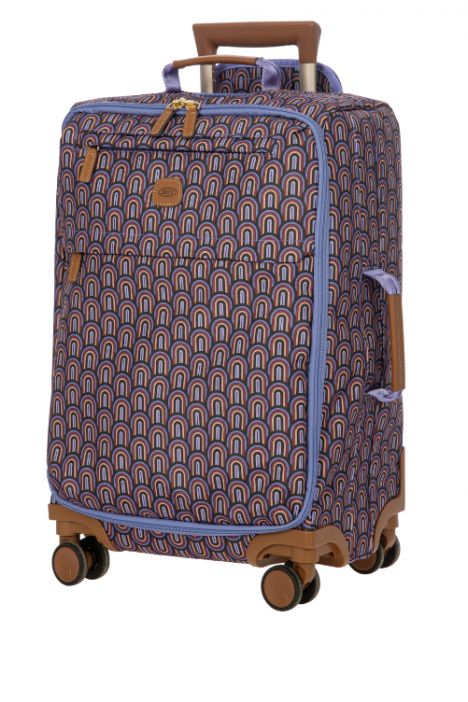 8117 Brics X-Travel Kabin Boy Valiz 36x55x23cm Mor Desenli/Pop - 949
