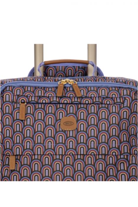 8117 Brics X-Travel Kabin Boy Valiz 36x55x23cm Mor Desenli/Pop - 949