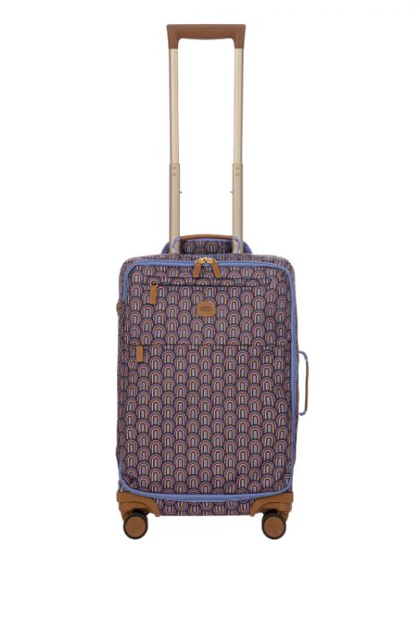 8117 Brics X-Travel Kabin Boy Valiz 36x55x23cm Mor Desenli/Pop - 949