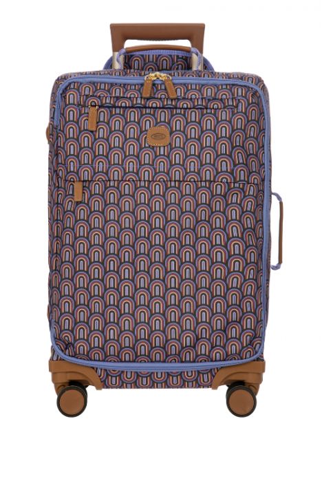 8117 Brics X-Travel Kabin Boy Valiz 36x55x23cm Mor Desenli/Pop - 949