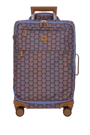 8117 Brics X-Travel Kabin Boy Valiz 36x55x23cm Mor Desenli/Pop - 949
