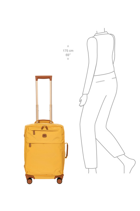 8117 Brics X-Travel Kabin Boy Valiz 36x55x23cm Sarı/Honey-227