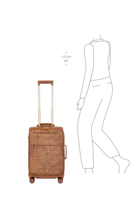 8117 Brics X-Travel Kabin Boy Valiz 36x55x23cm Karamel/Wool Caramal - 637