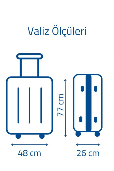 8145 Bric's X-Travel Büyük Boy Valiz 48x77x26 cm Black - 101