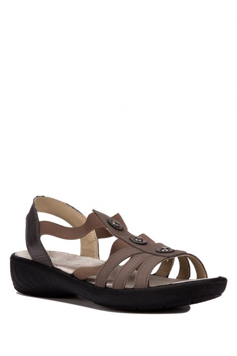 82705 Salamander Kadın Sandalet 35-41 Antrasit / Anthracite