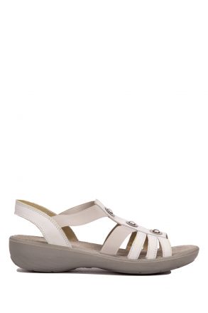 82705 Salamander Kadın Sandalet 35-41 Gri / Grey