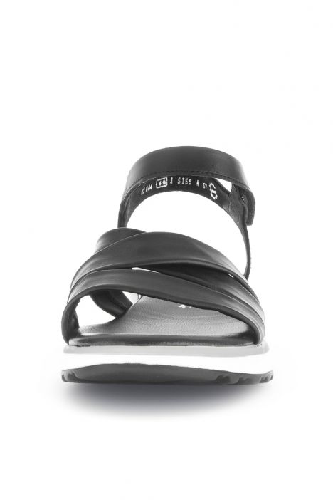 82844 Gabor Kadın Deri Sandalet 3.5-7.5 57 Siyah/Nappa (LDS) schwarz(Kork/schw)