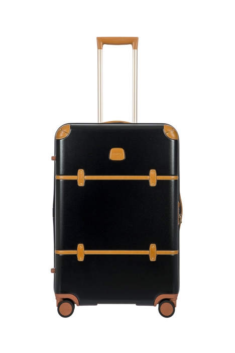8303 Bric's Bellagio Orta Boy Valiz 48x70,5x27 cm Siyah - Kahverengi / Black - Brown