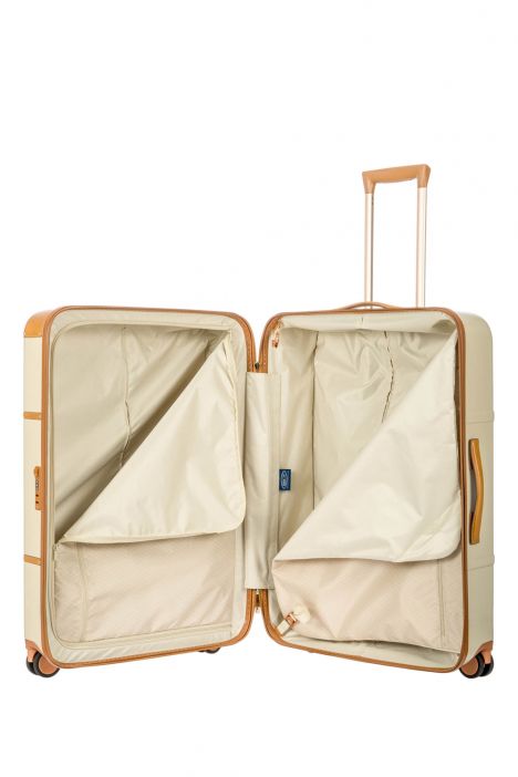 8304 Bric's Bellagio Büyük Boy Valiz 53x76x29 cm Krem / Cream