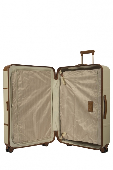 8305 Bric's Bellagio Ekstra Büyük Boy Valiz 56x82x30 cm Krem / Cream