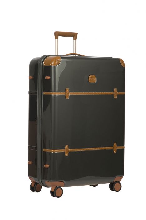 8305 Bric's Bellagio Ekstra Büyük Boy Valiz 56x82x30 cm Siyah - Kahverengi / Black - Brown