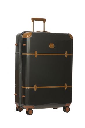 8305 Bric's Bellagio Ekstra Büyük Boy Valiz 56x82x30 cm Siyah - Kahverengi / Black - Brown