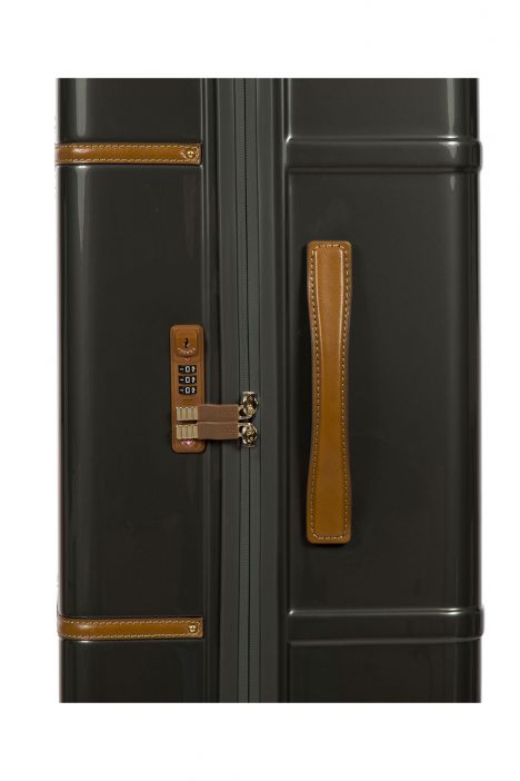 8305 Bric's Bellagio Ekstra Büyük Boy Valiz 56x82x30 cm Siyah - Kahverengi / Black - Brown