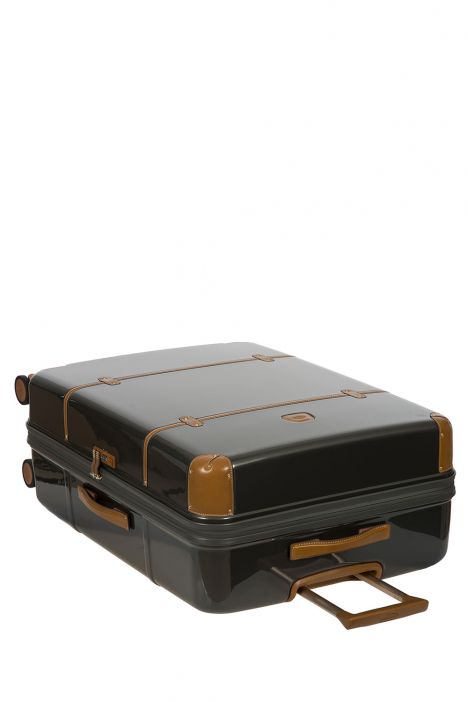 8305 Bric's Bellagio Ekstra Büyük Boy Valiz 56x82x30 cm Siyah - Kahverengi / Black - Brown