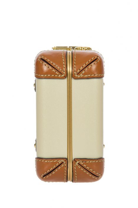 8370 Bellagio El ve Omuz Çantası 20x12x6 cm Krem/Cream - 014