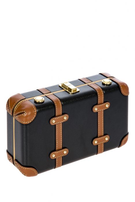 8370 Bellagio El ve Omuz Çantası 20x12x6 cm Siyah-Kahverengi/Black-Brown