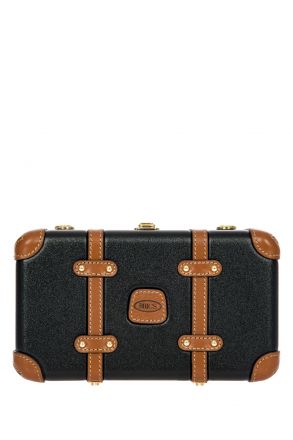 8370 Bellagio El ve Omuz Çantası 20x12x6 cm Siyah-Kahverengi/Black-Brown