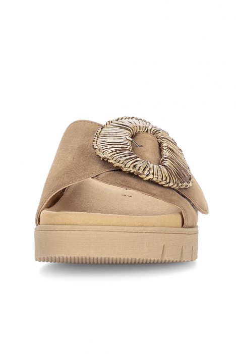 83742 Gabor Kadın Anatomik Terlik 36-41 14 Toprak/Samtchevreau, peanut