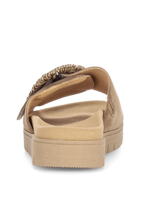 83742 Gabor Kadın Anatomik Terlik 36-41 14 Toprak/Samtchevreau, peanut