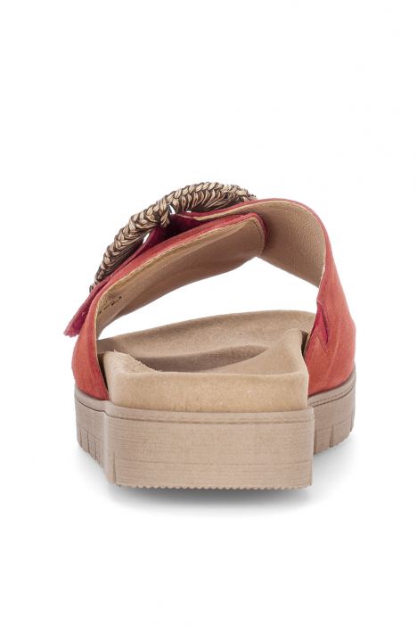 83742 Gabor Kadın Anatomik Terlik 36-41 15 Kırmızı/Dreamvelour, chili