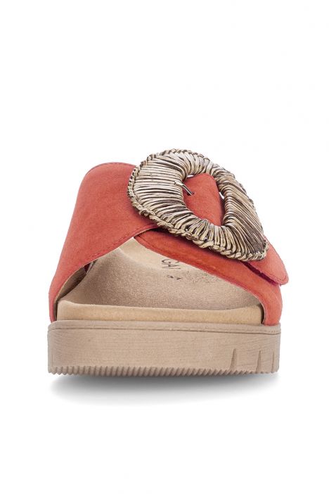 83742 Gabor Kadın Anatomik Terlik 36-41 15 Kırmızı/Dreamvelour, chili