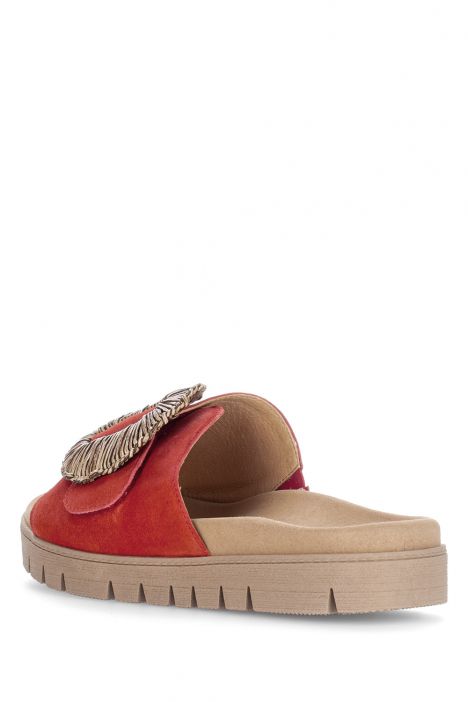 83742 Gabor Kadın Anatomik Terlik 36-41 15 Kırmızı/Dreamvelour, chili