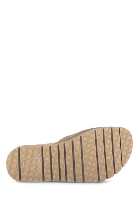 83745 Gabor Kadın Tokalı Anatomik Terlik 36-41 18 Toprak/Samtchevreau peanut
