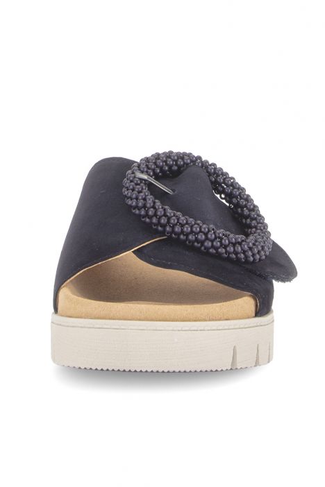 83745 Gabor Kadın Tokalı Anatomik Terlik 36-41 36 Lacivert/Samtchevreau dark blue