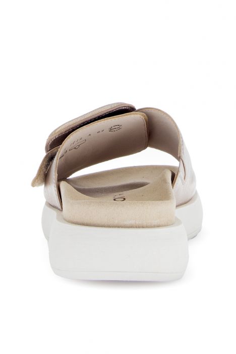83751 Gabor Kadın Tokalı Anatomik Terlik 36-41 62 Metalik/Shine Metallic puder