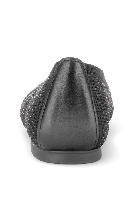 84146 Gabor Kadın Babet 3.5-7.5 47 Siyah/Strech/Lammnappa schwarz (Glitter)