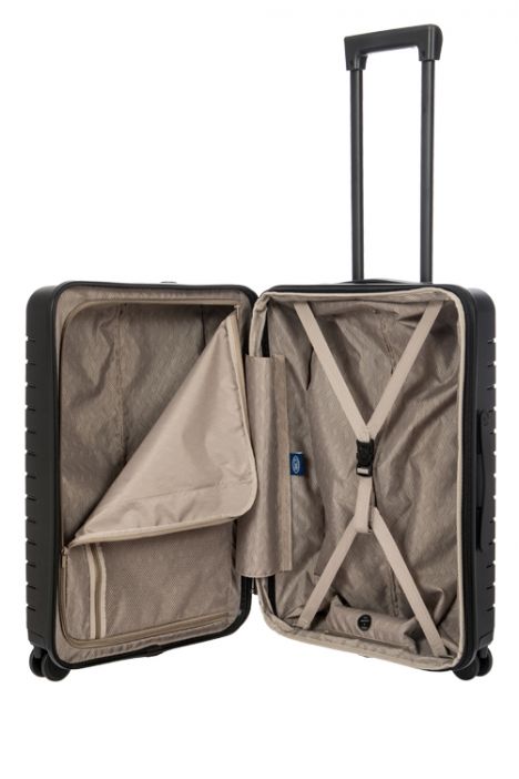 8427 Bric's Ulisse Körüklü Orta Boy Valiz 43x65x26/30 cm Black - 001