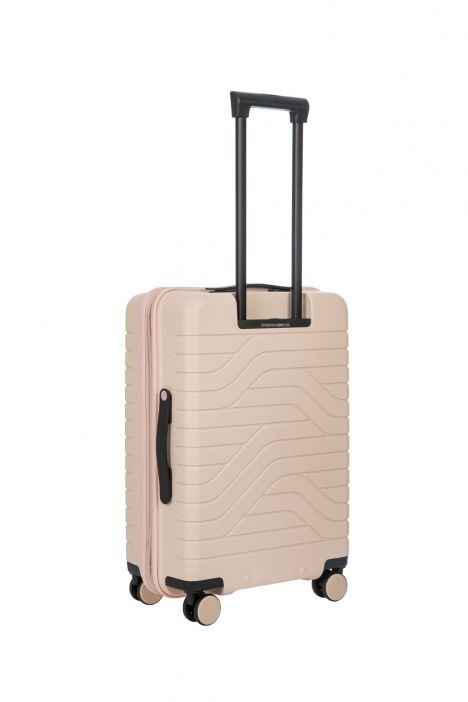 8427 Bric's Ulisse Körüklü Orta Boy Valiz 43x65x26/30 cm Pembe/Pearl Pink-254