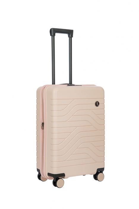 8427 Bric's Ulisse Körüklü Orta Boy Valiz 43x65x26/30 cm Pembe/Pearl Pink-254