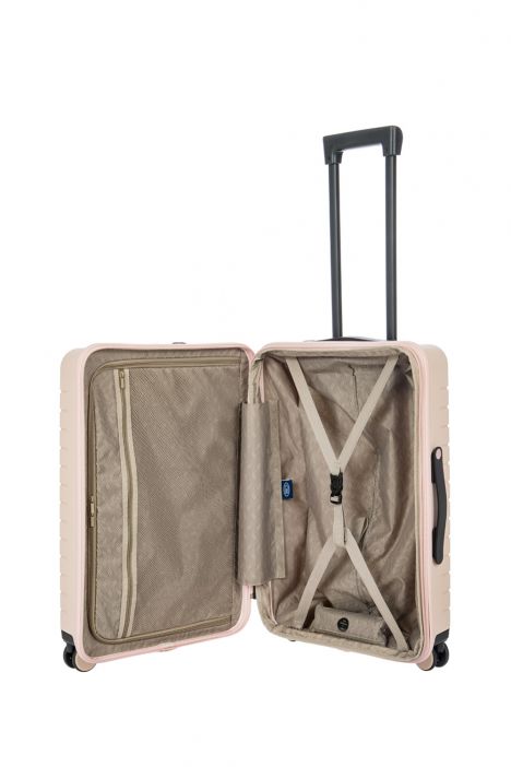 8427 Bric's Ulisse Körüklü Orta Boy Valiz 43x65x26/30 cm Pembe/Pearl Pink-254