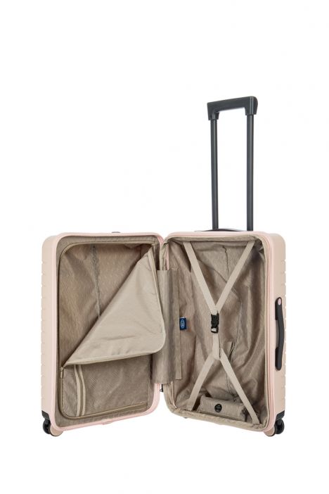 8427 Bric's Ulisse Körüklü Orta Boy Valiz 43x65x26/30 cm Pembe/Pearl Pink-254