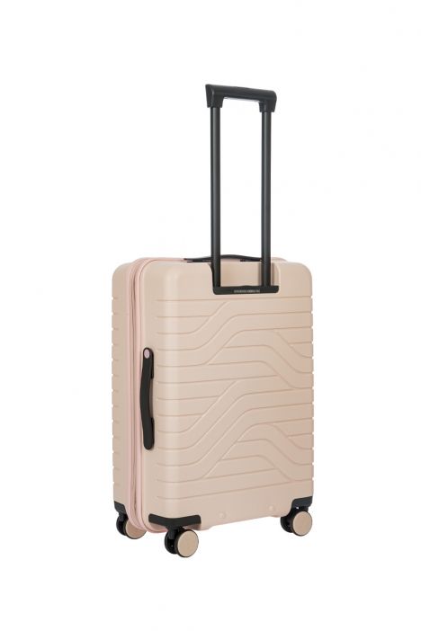 8427 Bric's Ulisse Körüklü Orta Boy Valiz 43x65x26/30 cm Pembe/Pearl Pink-254