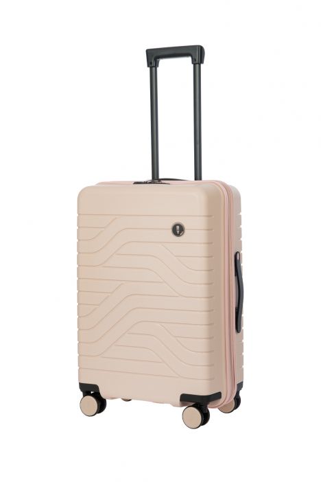 8427 Bric's Ulisse Körüklü Orta Boy Valiz 43x65x26/30 cm Pembe/Pearl Pink-254