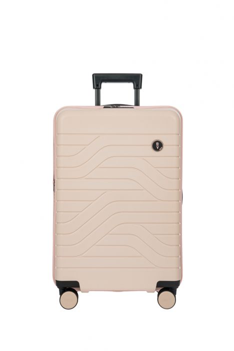 8427 Bric's Ulisse Körüklü Orta Boy Valiz 43x65x26/30 cm Pembe/Pearl Pink-254