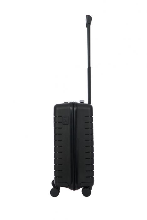 8430 Bric's Ulisse Körüklü Kabin Boy Valiz 37x55x23/27 cm Siyah / Black