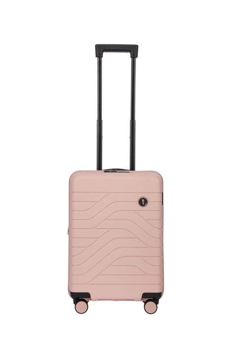 8430 Bric's Ulisse Körüklü Kabin Boy Valiz 37x55x23/27 cm Pembe / Pink