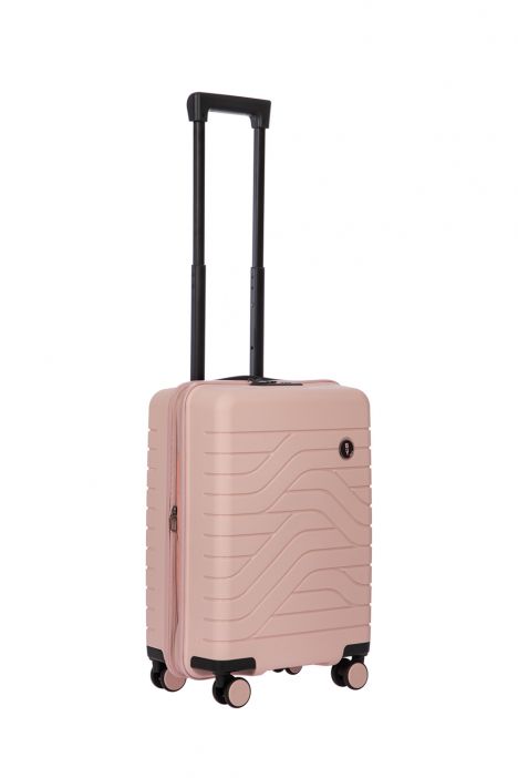8430 Bric's Ulisse Körüklü Kabin Boy Valiz 37x55x23/27 cm Pembe / Pink