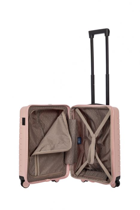 8430 Bric's Ulisse Körüklü Kabin Boy Valiz 37x55x23/27 cm Pembe / Pink