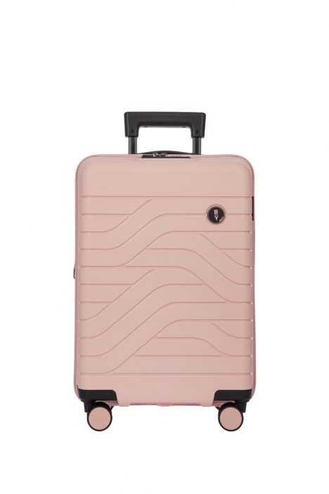 8430 Bric's Ulisse Körüklü Kabin Boy Valiz 37x55x23/27 cm Pembe / Pink