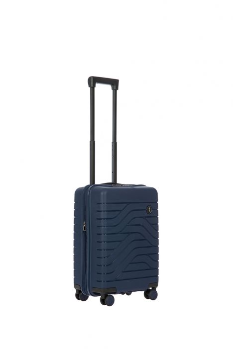 8430 Bric's Ulisse Körüklü Kabin Boy Valiz 37x55x23/27 cm Lacivert / Ocean Blue