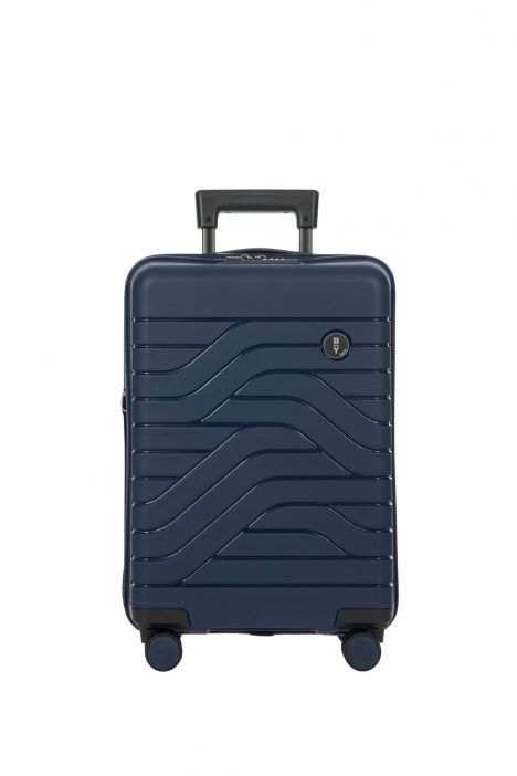 8430 Bric's Ulisse Körüklü Kabin Boy Valiz 37x55x23/27 cm Lacivert / Ocean Blue