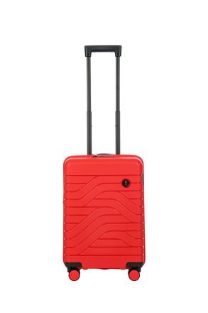 8430 Bric's Ulisse Körüklü Kabin Boy Valiz 37x55x23/27 cm Kırmızı/Rosso - 019