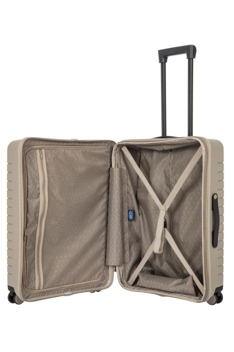 8431 Bric's Ulisse Körüklü Büyük Boy Valiz 49x71x28/32 cm Dove Gri / Dove Grey
